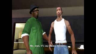 GTA San Andreas Intro & Mission #1 - Big Smoke, Sweet & Kendl (HD)