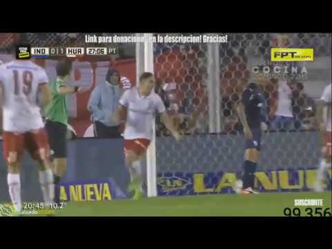 Increible autogol de Gigliotti - Independiente 0 x 1 Huracan - Fecha 25 - Liga Argentina