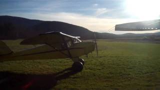 preview picture of video 'Flying into Colebrook NH 11/13/10'