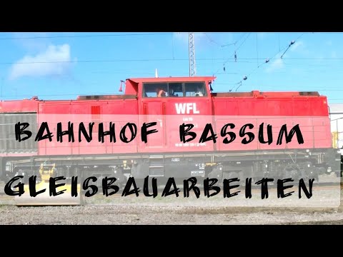 Bahnhof Bassum - Gleisbauarbeiten 14.10.2023