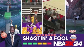 NBA 2K24 Shaqtin' A Fool 😂 Glitches, Stands Dive, Layup Fail & Backboard Bloopers! Episode 1