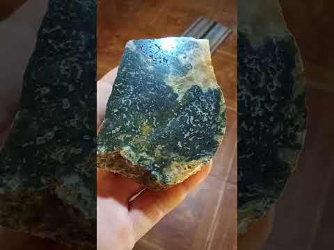 ágata dendritica con cobre natural metalizado