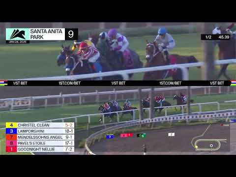 Shezmisbehaving wins Race 9 on Saturday, January 24 at Santa Anita Park