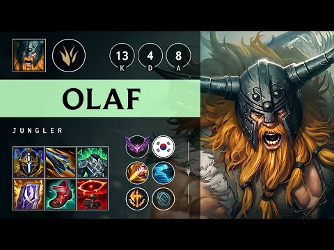 Olaf Jungle vs Gwen: Dominating - KR Master Patch 14.23