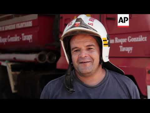 Paraguayan firefighters get naked to raise funds