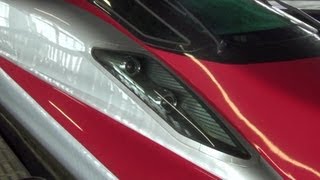 preview picture of video '東北新幹線 E6系+E5系 試運転回送列車 北上駅発車 Shinkansen test run'