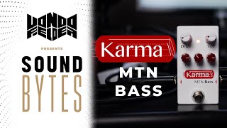 Video thumbnail for SoundBytes: Karma Amplifiers MTN Bass! by Hondo Felder Music