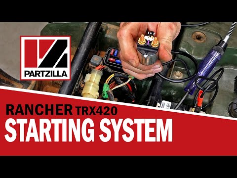 Honda Rancher 420 Won’t Start | Honda Rancher Starting System | Rancher Starter Relay Replacement