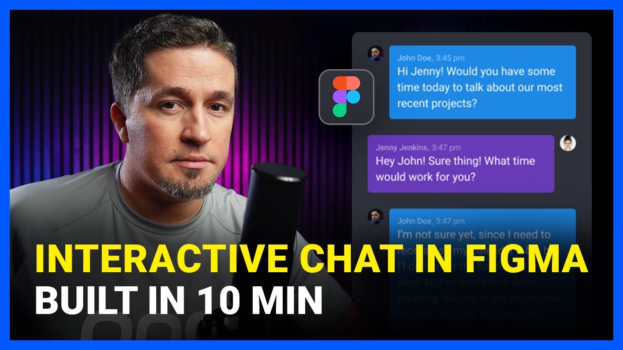 Figma Chat Component - Built in 10 Minutes
