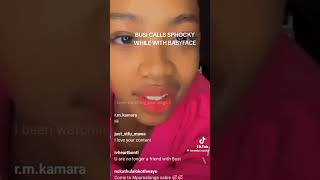 Busi calls.sphocky while with babyface