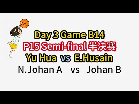 Day3 B14 | Yu Hua vs E.Husain 🏀 P15 | MSSD Hulu Langat 2023 | 2023-07-06 #basketball #篮球 #籃球