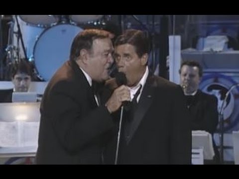Jerry Lewis and Sonny King - "If I Didn't Care" (1988) - MDA Telethon