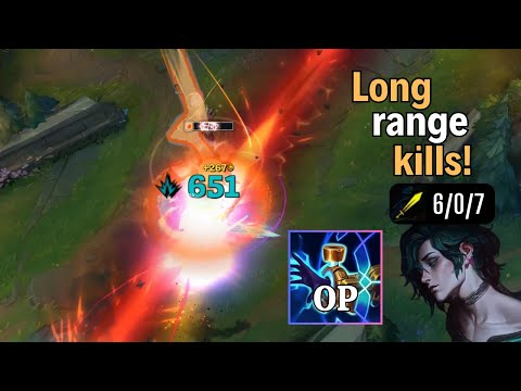 Long range sniping = Perfect KDA! Hwei is nasty! #leagueoflegends #lol #hwei