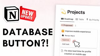 🤯 MIND BLOWING Notion Update Release 2024 | Database Button Property