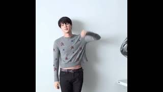 first time seeing jin getting shy 😂😂.      #bts #jin #soekjin