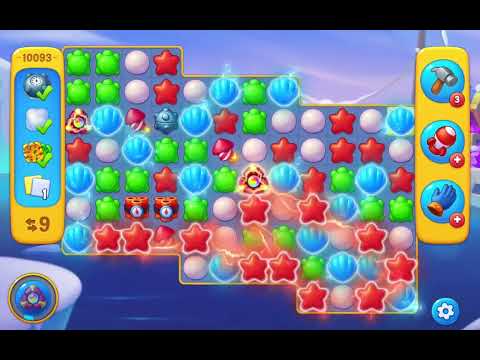 Fishdom Level 10093 - Daily Log #433 | Ice Adventure | Reward Galore