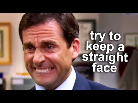 impossible try not to laugh challenge | The Office US | Comedy Bites
