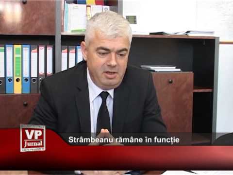 Strâmbeanu rămâne în funcție