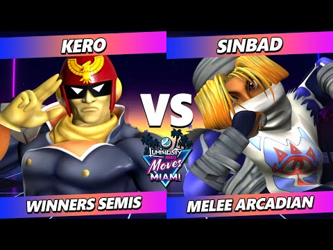 LMM Miami 2023 Top 8 - Kero (Falcon) Vs. Sinbad (Sheik) Smash Melee - SSBM