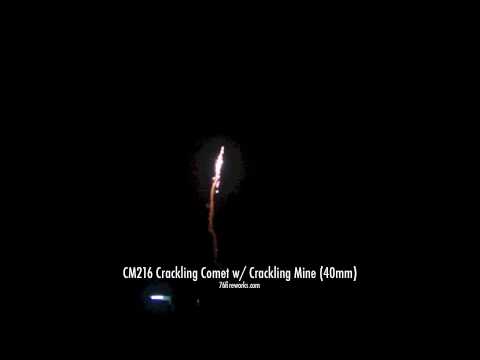 CM216 Crackling Comet w/ Crackling Mine (40mm)