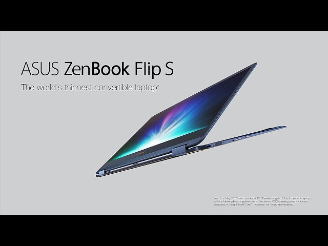 Video Teaser für The World’s Thinnest Convertible Laptop - ZenBook Flip S | ASUS