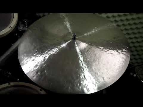 22 OSC ET, 2312g after brushing the top - Handcrafted cymbals by Craig Lauritsen