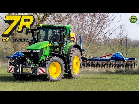 Let’s Drive John Deere 7R mit G5 | 9 Meter GST bei 20 km/h🚀 | 7810 Diaries 4K