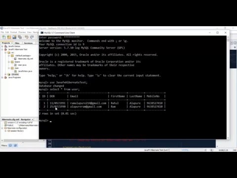 JavaFX 8 Tutorial 60 - JavaFX Hibernate Integration
