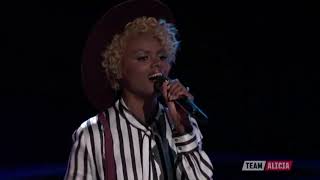 The Voice 2017 Vanessa Ferguson   Instant Save Performance   For Once in My Life