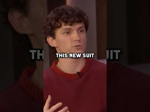 Tom Holland Talks About Spider-Man’s New Suit #shorts