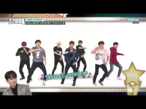 161228 Weekly idol Best 2x speed dance awards - INFINITE cut