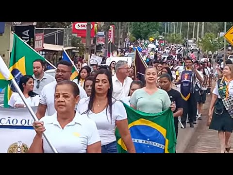 Desfile 7 de setembro. São João D'aliança Goiás 
