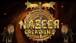cinematic intro style name creations with Nazeer