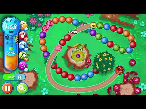 Woka Woka Marble Shooter level 61-65 - Game mini