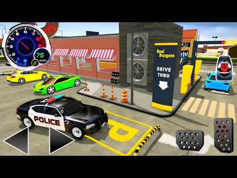 Modern City Prado Police Car Parking Simulator 3D Game - Android Gameplay
