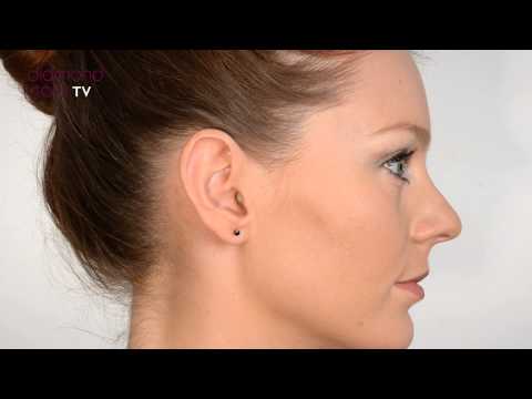 B3508 - Stunning Sapphire 3mm 9K Yellow Gold Earrings