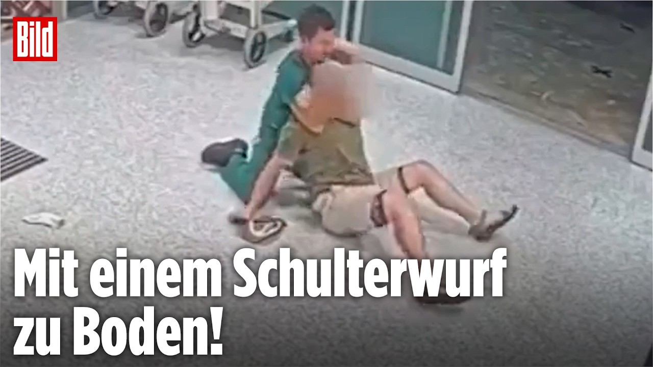 GEWALT IM KRANKENHAUS: Pfleger setzt aggressiven Patienten außer Gefecht