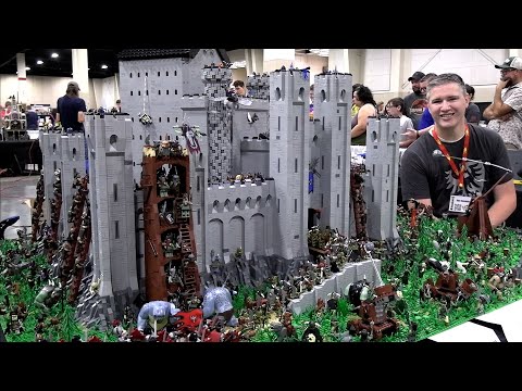 LEGO Orc Siege Attack with 600+ Minifigures!