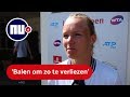 Bertens na verloren finale: 'Waterflesjes op de grond gegooid' | NU.nl