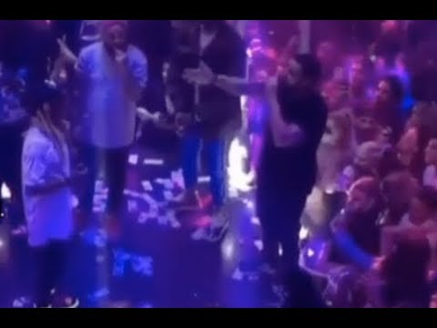 Drake "Pays His Respects To Lil Wayne At Miami Club"