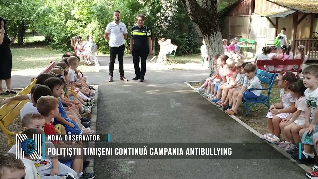 Polițiștii timișeni continuă campania antibullying
