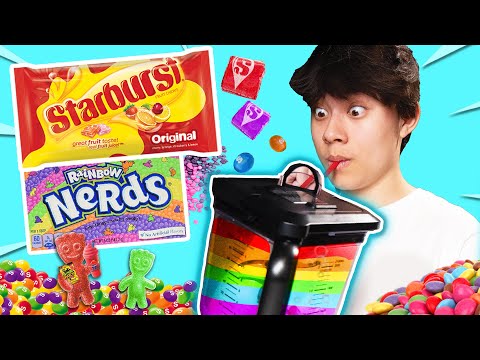The Ultimate CANDY SMOOTHIE Challenge! Video