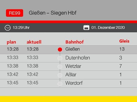 [HLB] Ansagen RE99 Gießen - Siegen