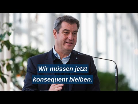 Ministerpräsident Dr. Söder nach der Ministerpräsidentenkonferenz (02.12.21) - Bayern