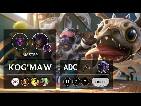 Kog'Maw ADC vs Kai'Sa - KR Master Patch 9.9