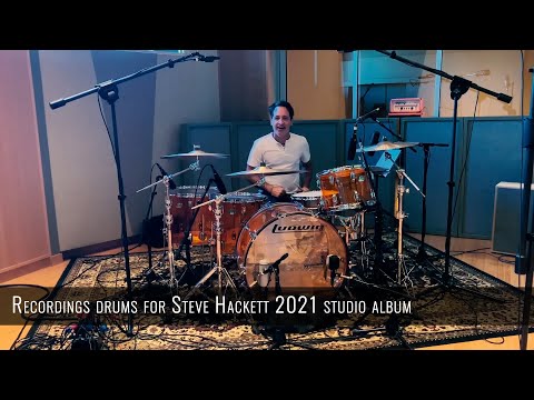 Nick D'Virgilio - Recordings drums for Steve Hackett 2021 studio album