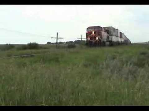 Canadian Pacific Trains in the Prairies