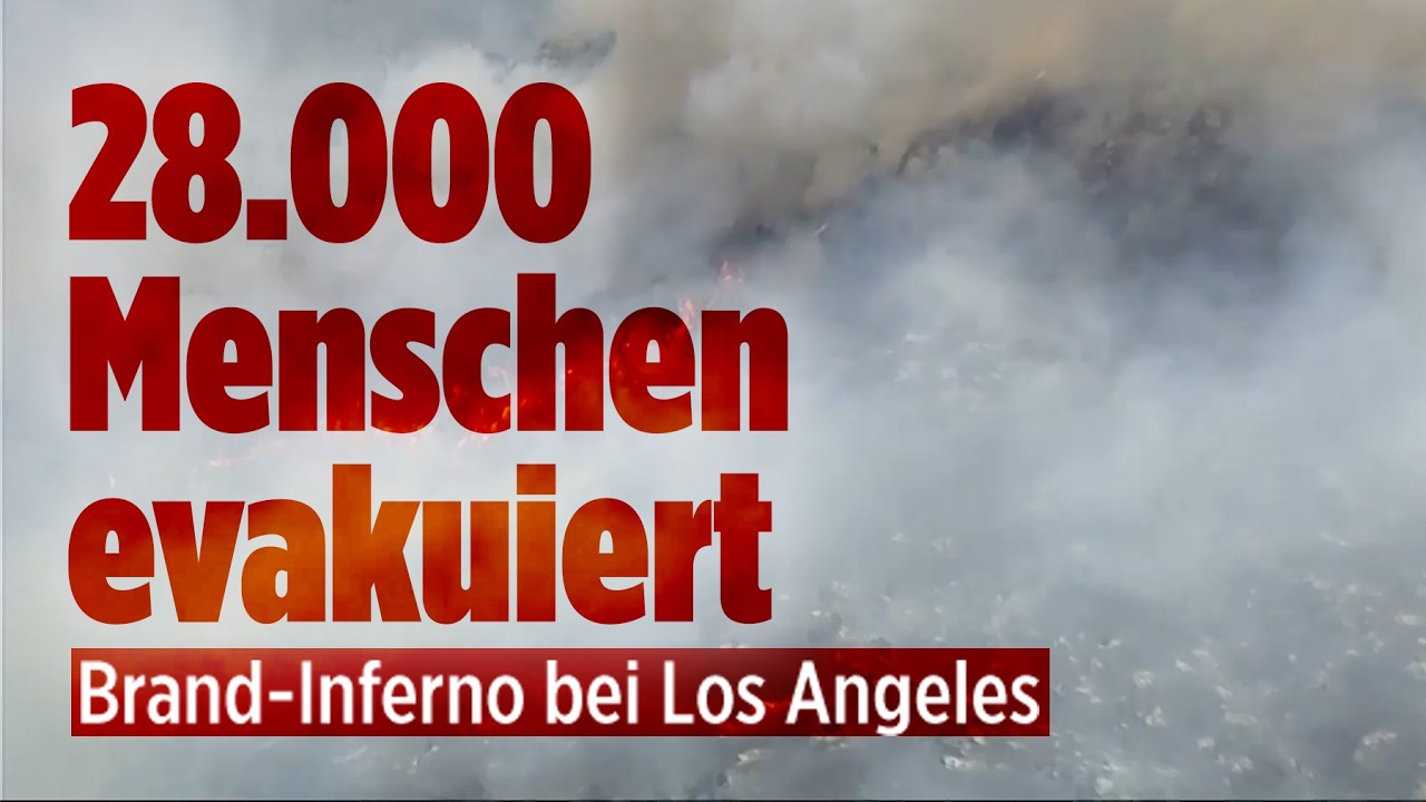 KALIFORNIEN: Waldbrände wüten nahe Los Angeles – Flammen bedrohen Anwohner!