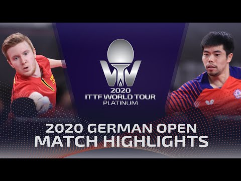 [2020 ITTF German Open Highlights (Pre)]  Florent Lambiet vs Chuang Chih-Yuan   2020.1.29
