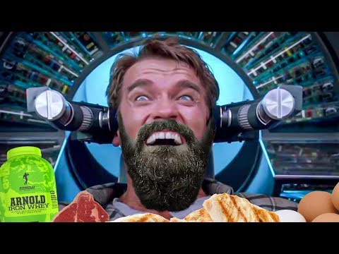 Arnold Schwarzenegger's MR OLYMPIA Daily Diet Challenge | BeardMeatsFood